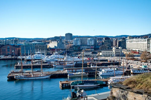 Порт Осло, Норвегия — стоковое фото