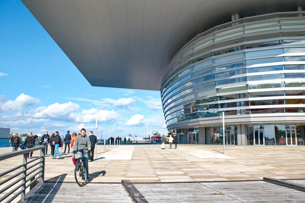 Kopenhag, Danimarka - 18 Eylül: Copenhagen Opera Binası, — Stok fotoğraf