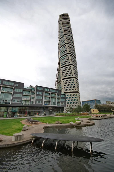 Malmo, Švédsko - 17. září: Turning Torso buildong na Septembe — Stock fotografie