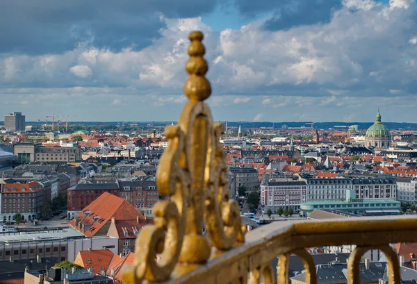 Utsikt över Köpenhamn från ovan — Stockfoto