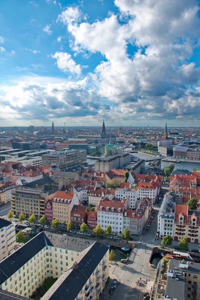 Utsikt över Köpenhamn från ovan — Stockfoto