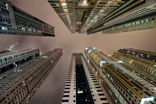 Skyline de Dubai marina — Foto de Stock