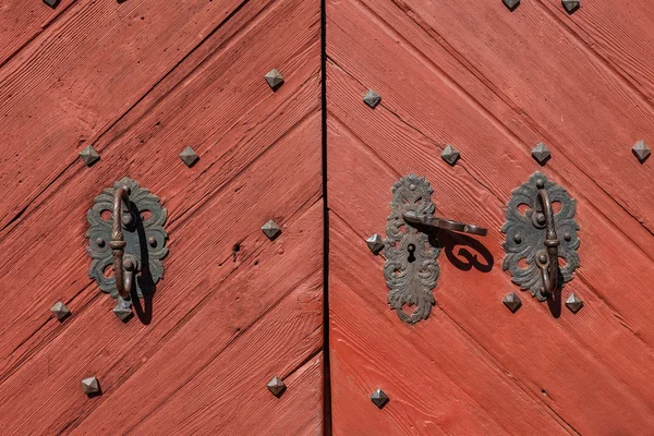 Porta de madeira velha — Fotografia de Stock