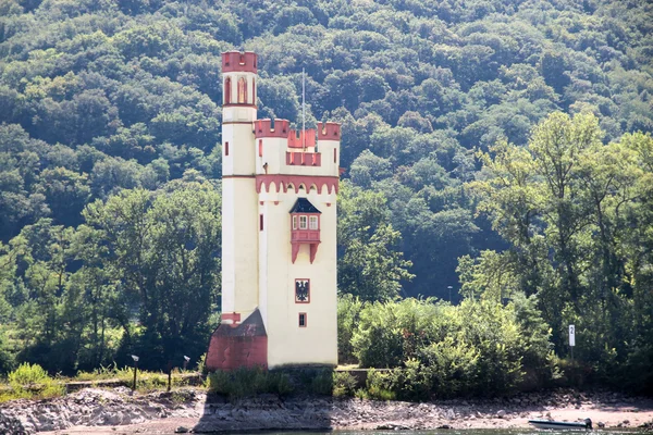 Věž v údolí Rýna — Stock fotografie