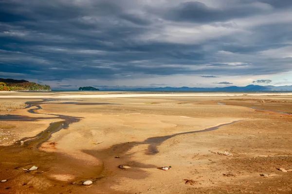 Paisagem costeira no Parque Nacional Abel Tasman — Fotografia de Stock