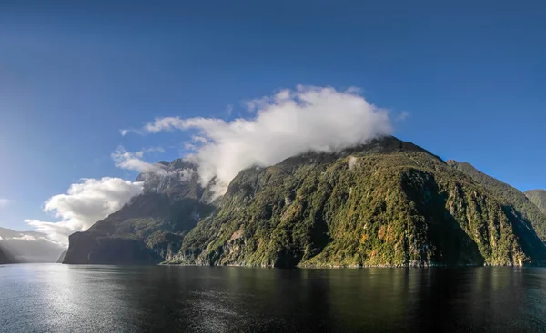 Góry w milford sound — Zdjęcie stockowe