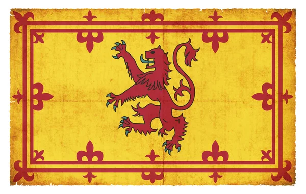 Grunge flag of Scotland (Royal Standard) — Stock Photo, Image