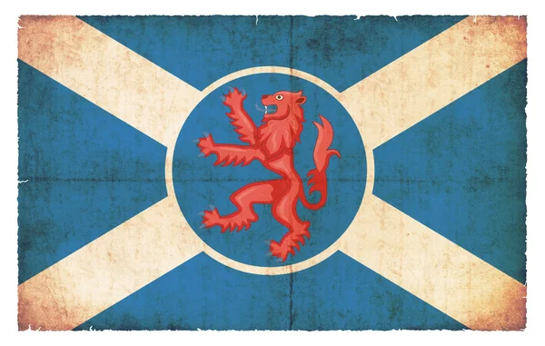 Grunge vlag van Isle of Skye (Schotland) — Stockfoto