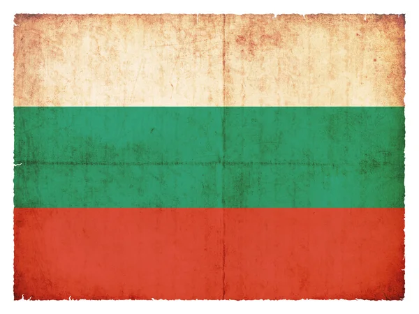 Bulgaristan bayrağı Grunge — Stok fotoğraf