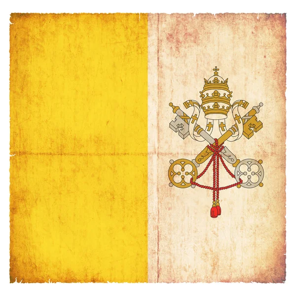 Vatikan bayrağı Grunge — Stok fotoğraf
