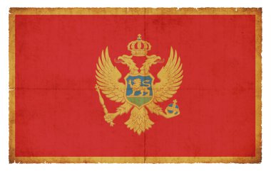 Karadağ Grunge Bayrağı