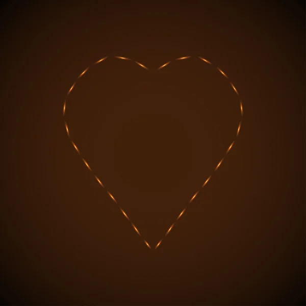 Heart icon, vector illustration — Stock Vector