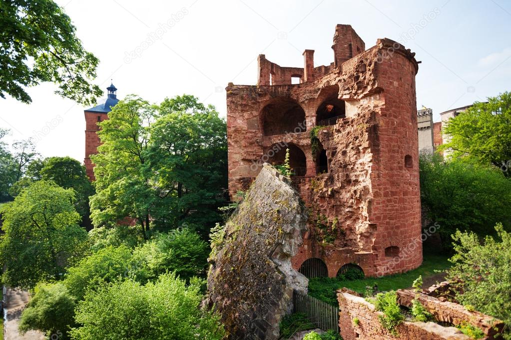 Schloss Heidelberg ruined south east tower