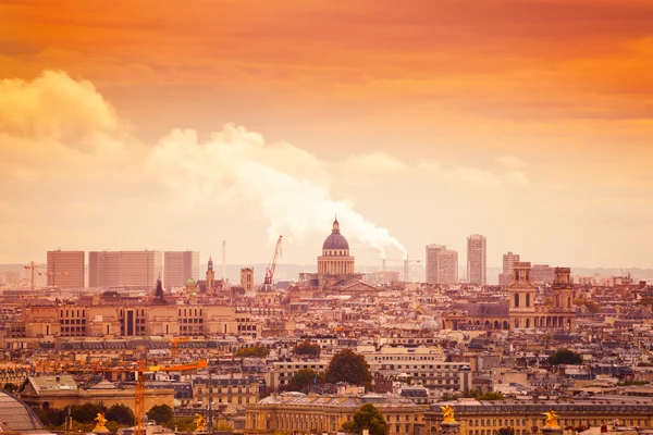 Panorama von Paris mit dem Pantheon — Stockfoto
