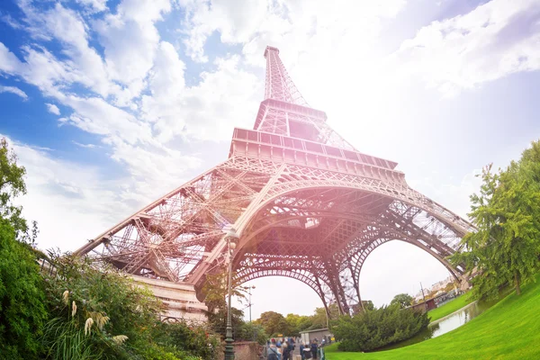 Ausflug zum Eiffelturm — Stockfoto