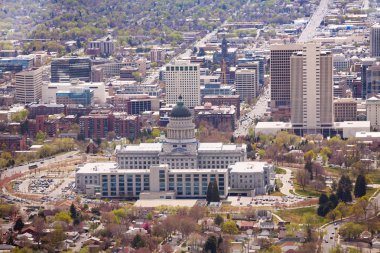 Utah Salt Lake City Binası Capitol görünümünü