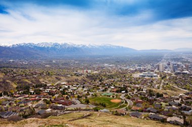 Salt Lake City üstten görüntülemek