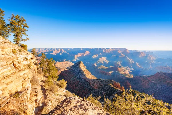 Ranní kontrast vie údolí Grand Canyon — Stock fotografie