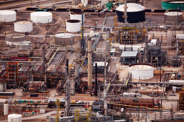 Vue des raffineries de pétrole de Salt Lake City — Photo