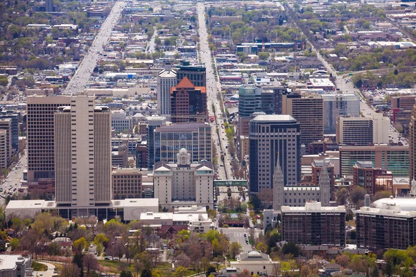 Vista do topo do edifício do Capitólio de Utah — Fotografia de Stock