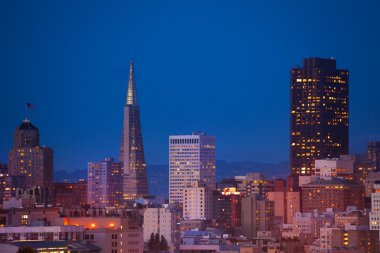 San Francisco akşam görünümü