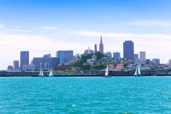 Pohled na centrum San Francisco — Stock fotografie