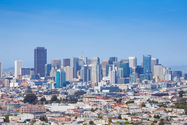 Skyskrapor i San Francisco downtown — Stockfoto