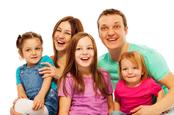 Happy big family — Stock Photo, Image