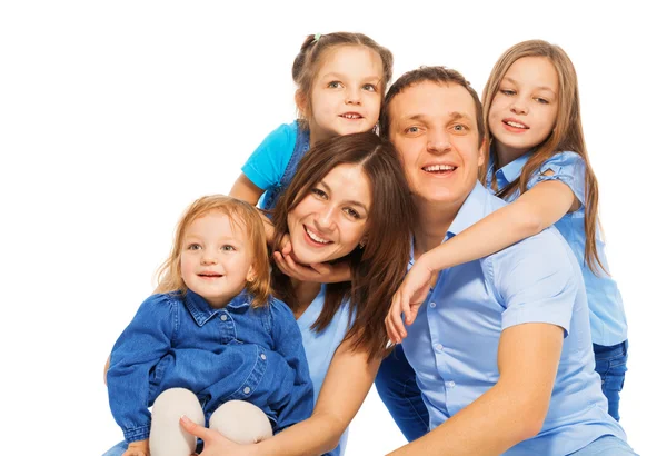 Jovem família feliz — Fotografia de Stock