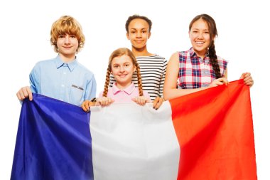 Fransa çok ırklı öğrencilerden