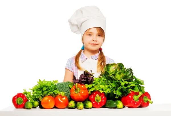 Junge Köchin in Uniform — Stockfoto