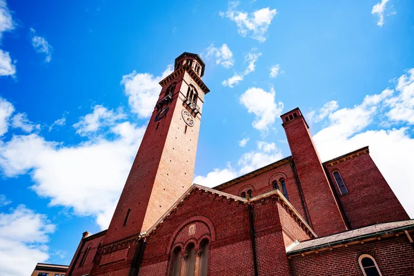 Paul Parish Kerk Mount Auburn Street Cambridge Buurt Van Boston — Stockfoto