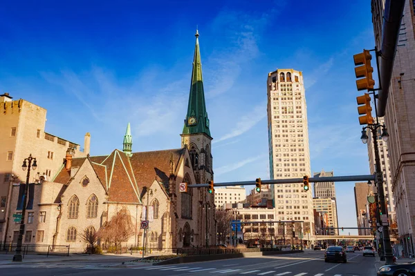 Saint John Episcopal Church Der Woodward Avenue Detroit Michigan Usa — Stockfoto