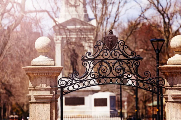 Gates Park Civil War Monument View Cambridge Massachusetts Usa — Stock Photo, Image