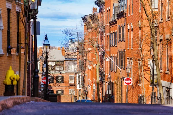 Hills Houses Street Boston New England Quartier Massachusetts Verenigde Staten — Stockfoto