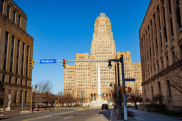 Rathaus Von Buffalo Niagara Square Und Franklin Street Bundesstaat New — Stockfoto