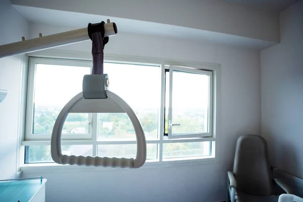 Close Hospital Handle Hanging Bed Room Window — Stok fotoğraf