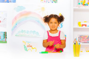 Kız kil modelleme ile çalış