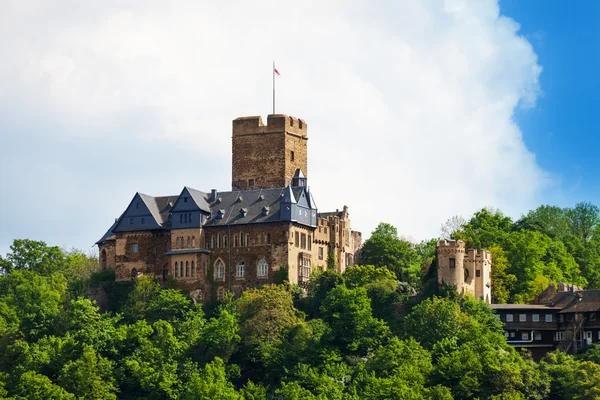 Gyönyörű Burg Lahneck-kastély — Stock Fotó