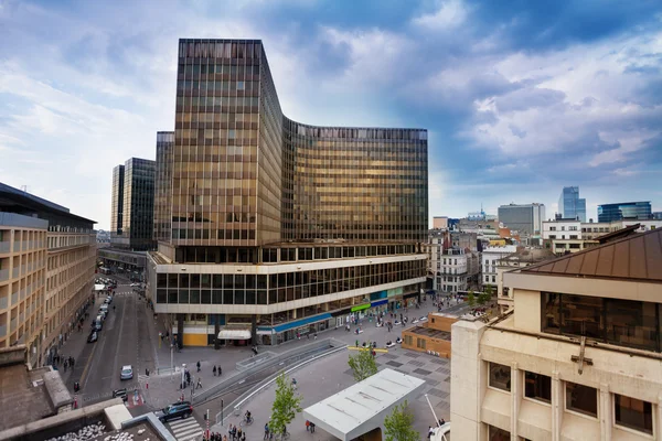 Place de la Monnaie Brüksel'deki — Stok fotoğraf