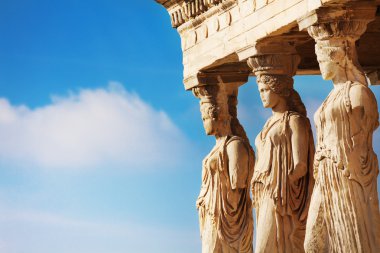 Güzel Erechtheion heykelleri