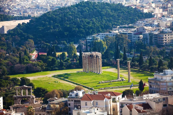 Tempio di Zeus in athens — Foto Stock