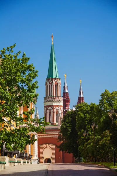 Nikolskaya wieża z Kremla — Zdjęcie stockowe