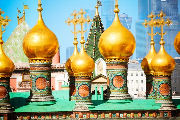 Domes of Upper savior Cathedral — Stock Photo, Image