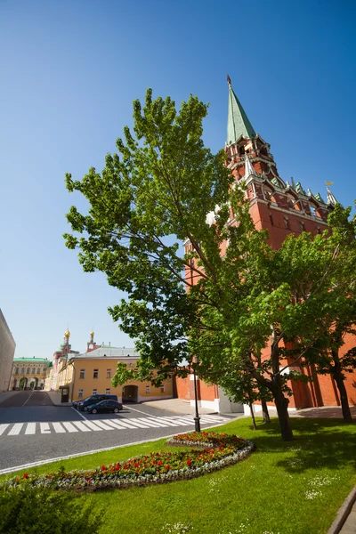 Боровицкая башня Московского Кремля — стоковое фото