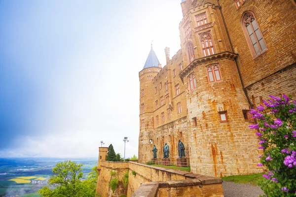 Fasad av Hohenzollern slott — Stockfoto