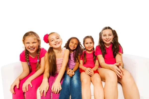 Small girls sitting — Stock Photo, Image