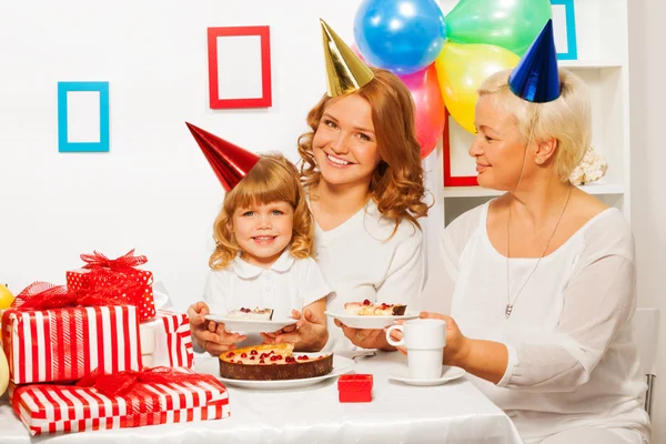 Little girl's birthday party — Stock Photo, Image