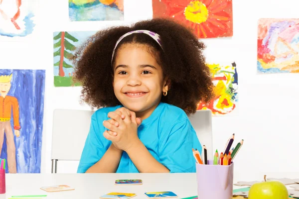 Happy African girl — Stock Photo, Image