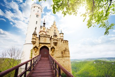 Gates ve Schloss Lichtenstein Köprüsü